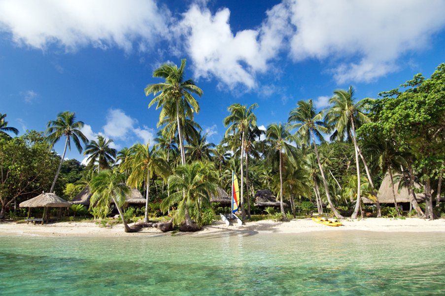 Qamea Resort & Spa Dreketi Luaran gambar